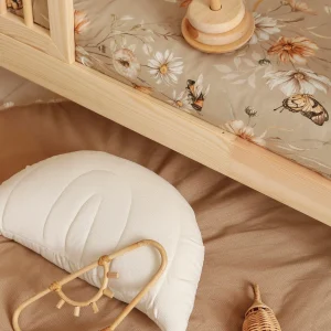 Velvet Baby Play Mat: Round Padded Crawling Rug