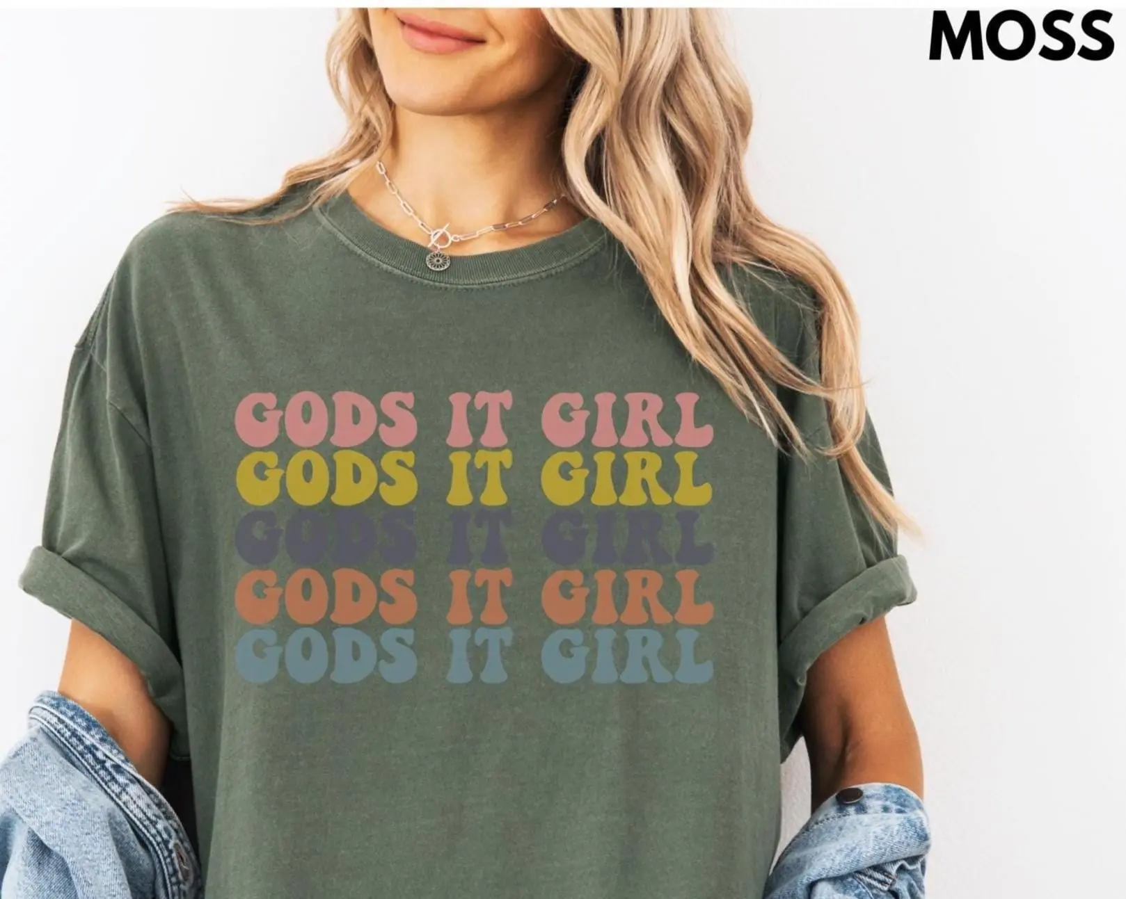 God's It Girl Comfort Colors Shirt